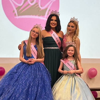 Miss pink beauty queens court 2024