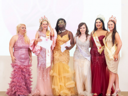 Our Mrs universe beauty top 3 and winner Amy Harrison and co director Bianca Nicole Suiu and queens Ana Miss universe beauty uk 2024 and Kitilena Roxburgh miss petite universe beauty uk