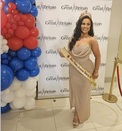 Kitilena Roxburgh miss petite universe beauty uk